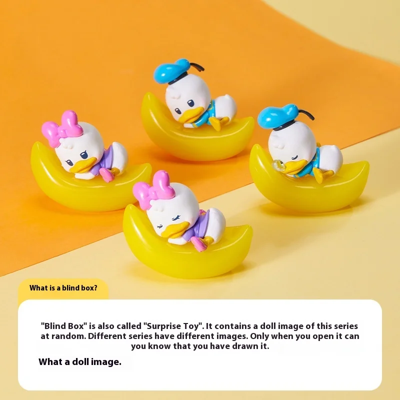 Figuras de exhibición de Mini caja ciega de la serie Disney auténtica, Mickey, Minnie, Pato Donald, juguetes coleccionables a la moda, eso es un buen bebé