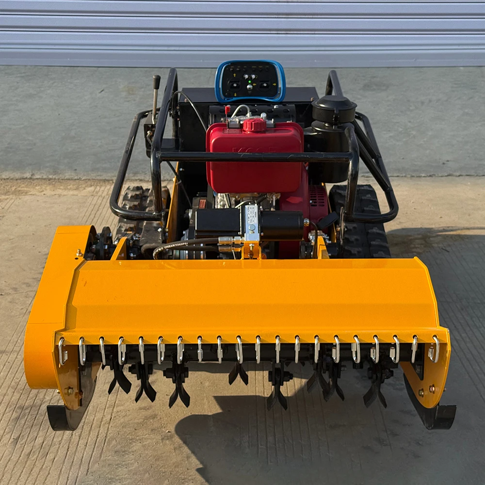Factory Direct 800mm Remote Control Lawn Mower | 18HP Flail Mower with CE Certificate