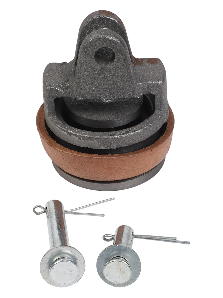 Garden Pump Replacement Piston Assembly for Type 75 Hand Pump Featuring Cast Iron and Leather Seal Includes Long and Short Tips