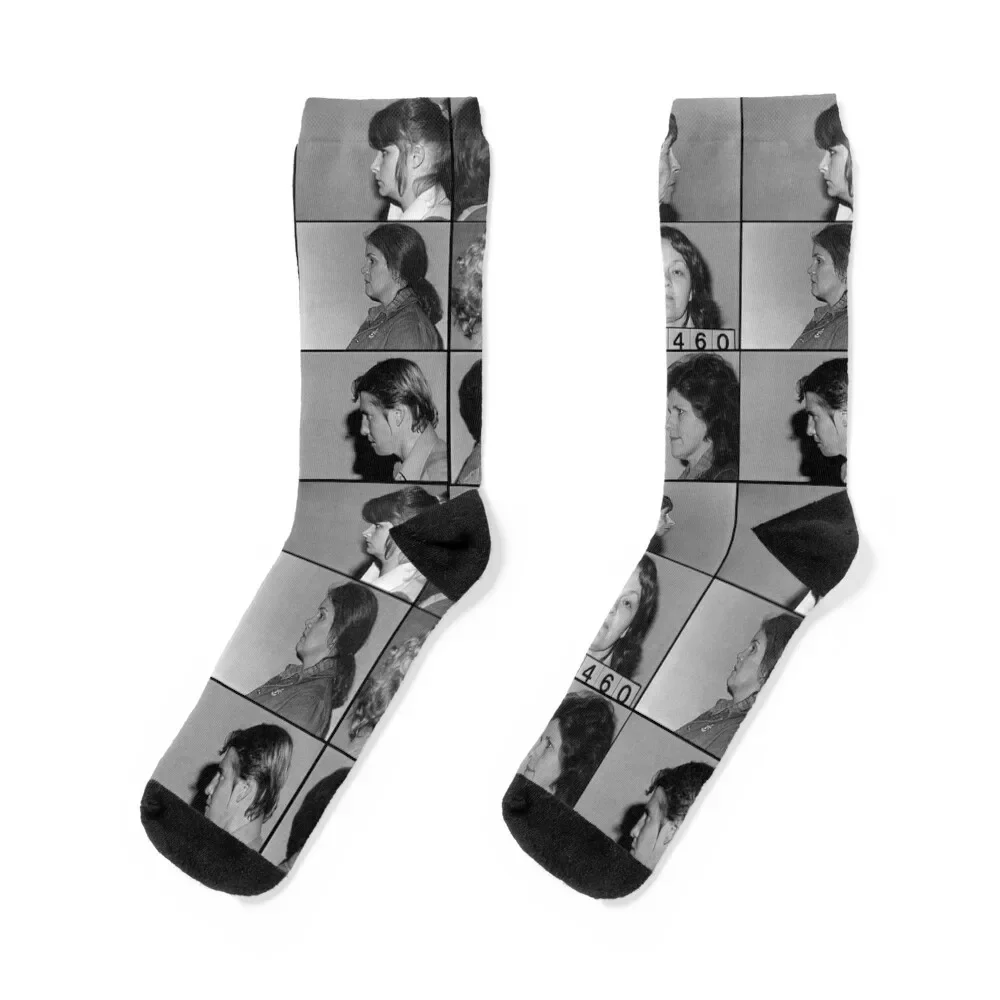 

PRISONER Cell Block H - Vintage style Mugshots Socks summer hockey crazy Socks For Man Women's