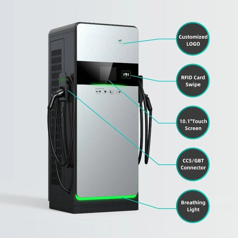 Solar EV Charging Station New Energy Vehicle Parts & Accessories  TUV CE DC Fast EV Charging Station view 2
