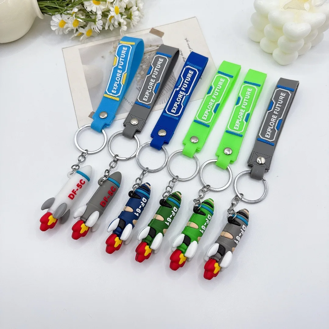 keychain rocket Sensory Toy For Stress Relief Funny Decompression Gifts For Children Adults