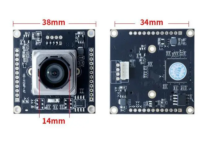 12MP IMX577 4K Ultra HD USB Camera Module WDR No Distortion