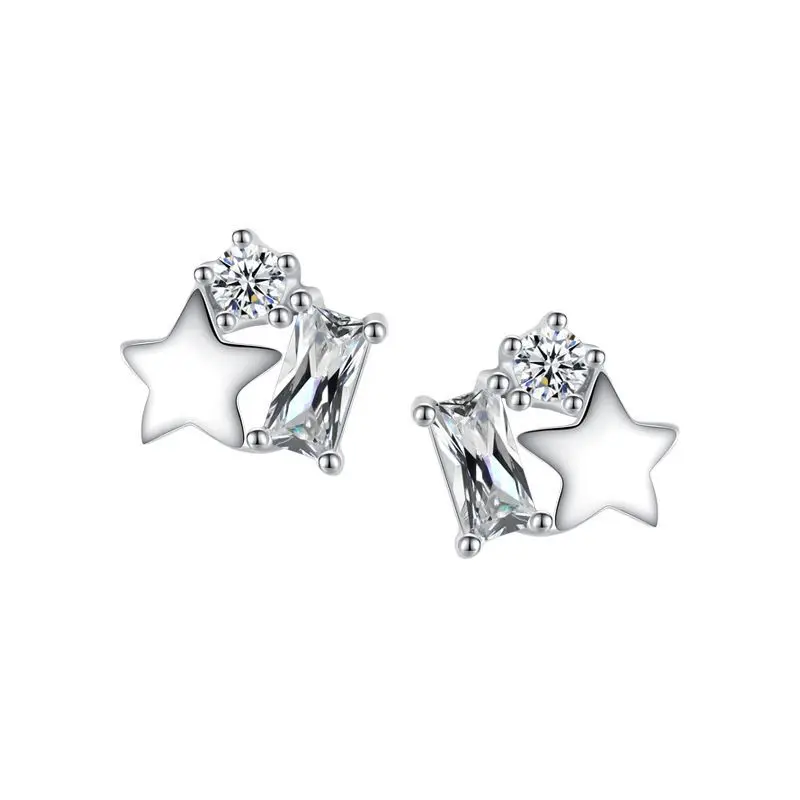 

Ins Fashion Cute Star Studs Bijoux Accessories Silver 925 Jewelry Trendy Earrings