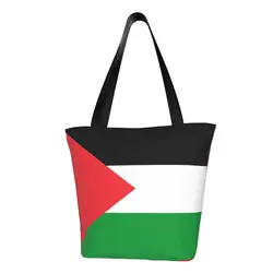 Donna uomo Tote Bag palestina Merch Shopping Bag apertura con cerniera estetica elegante borse della palestina di striscia