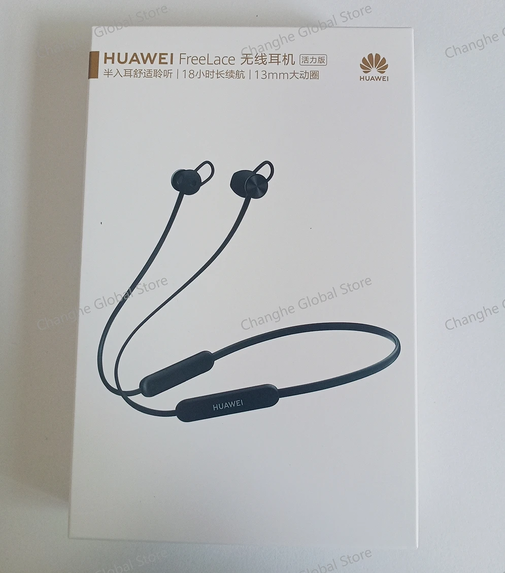 Original Huawei Freelace Vitality Edition Wireless Bluetooth Headphones Hanging Neck Style Sports Call Noise Reduction Intellige