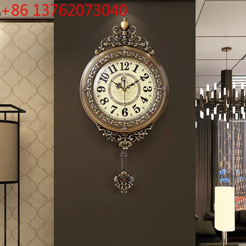 

Vintage Style Digital Wall Clock Modern Large Display Silent Operation Battery Operated Kitchen Living Room Bedroom Retro