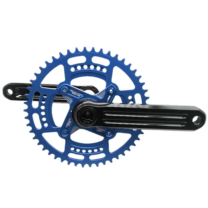 Alumniun Alloy Crankset Fixed Gear Crank 48T 165mm BCD144 Single Speed TRACK BIKE  crankset chainwheel including BB