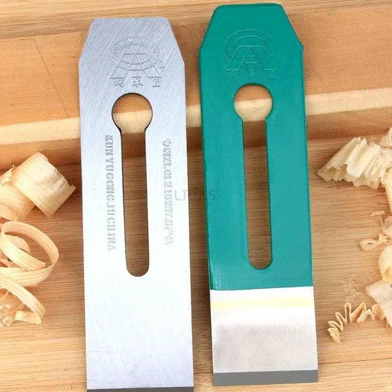 Liga de Aço Mão Plaina Cortador Carpintaria Sharping Borda Aparar Plaina Substituição da Lâmina Madeira Plana Lâmina 38 mm 44 mm 51 mm