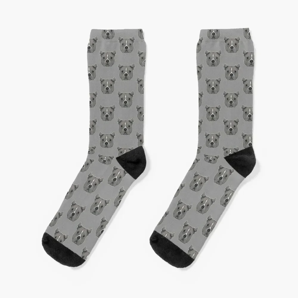 

Blue nose pitbull Socks Run kawaii halloween colored Girl'S Socks Men's