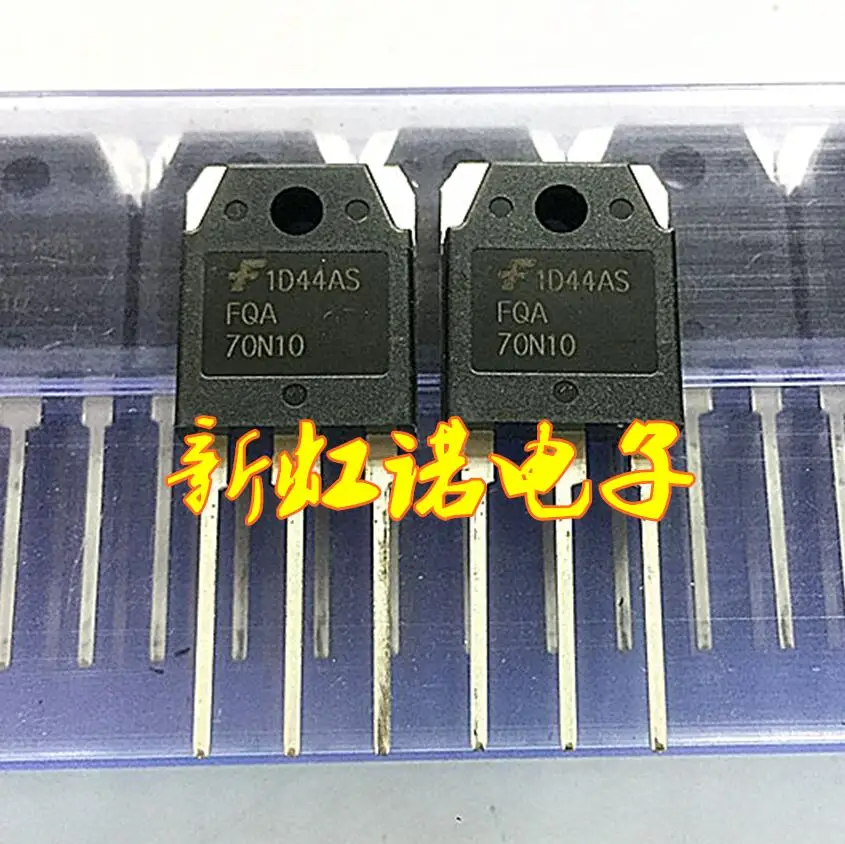 5Pcs/Lot New Original FQA70N10 Inverter Used 70 A100v MOS Field Effect Tube Integrated circuit Triode In Stock In Stock