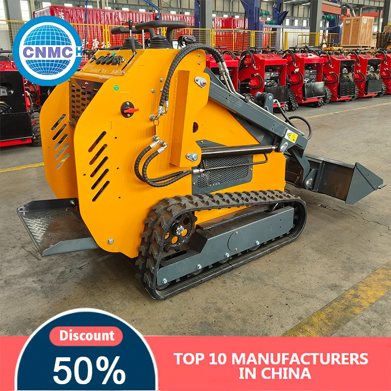 Minicaricatori Skid Minicaricatori Skid Steer Certificazione EPA facile da usare per giardino agricolo Made in China Pista compatta personalizzabile