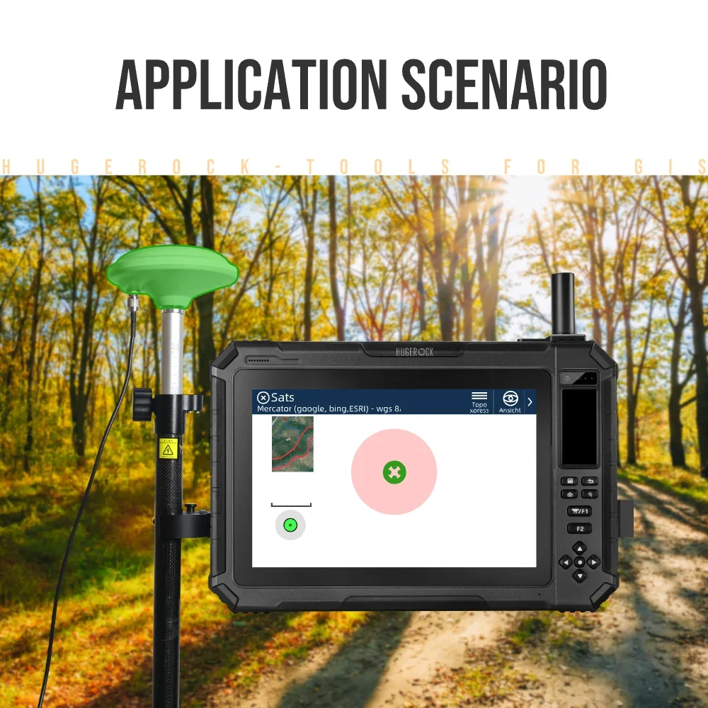 OEM T101GN 10,1 Polegadas Ip65 Robusto GPS Glonass Beidou Opcional Rtk Sistema de Posicionamento de Alta Precisão Veículo Pc Tablet Computador