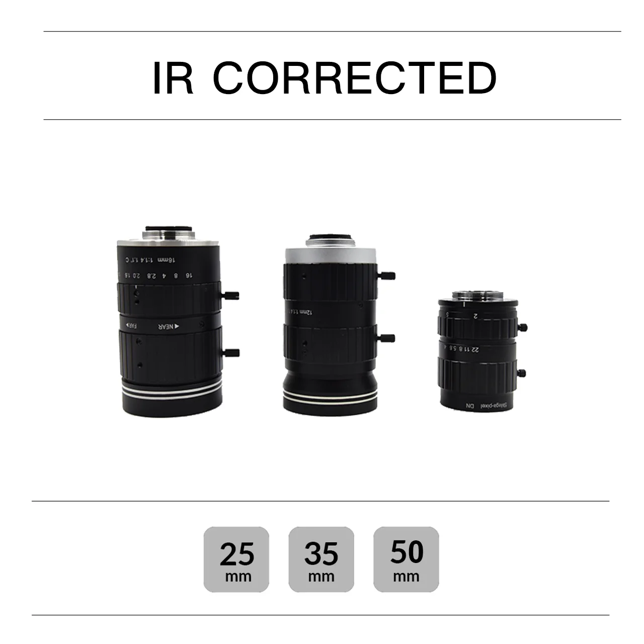 IR Corrected Lens 400-900nm With 50mm Focal Length M42 Mount  for NIR Camera GAL 4K-40CCNIR