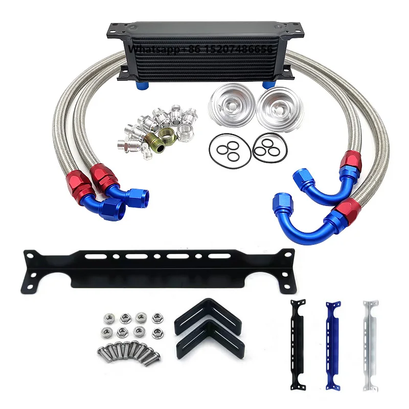Oil Cooler & Bracket & Oil Line Kits 13rows An10