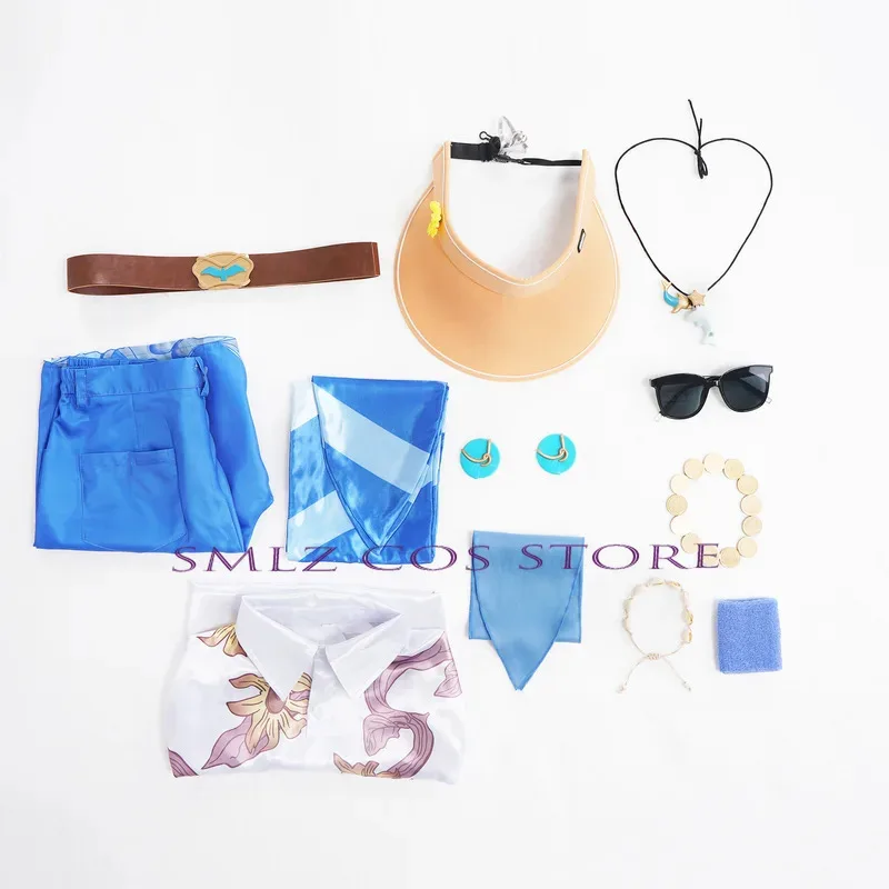 Jogo identidade v norton campbell peruca prospector cosplay verão moda roupas terno traje festa de halloween roupa para homem