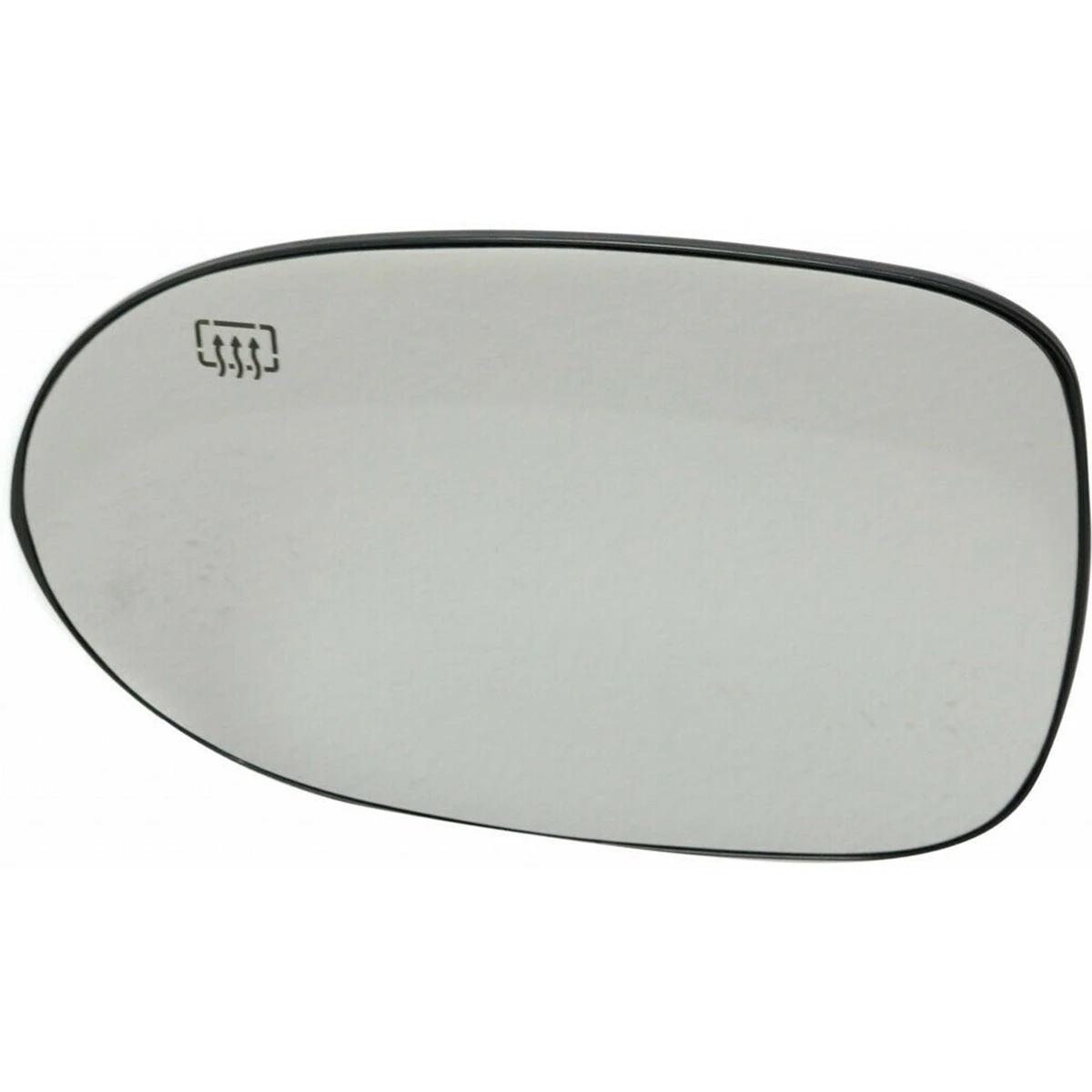 Left Door Wing Side Mirror Glass Heated with Backing Plate for JEEP Compass 2007 - 2017