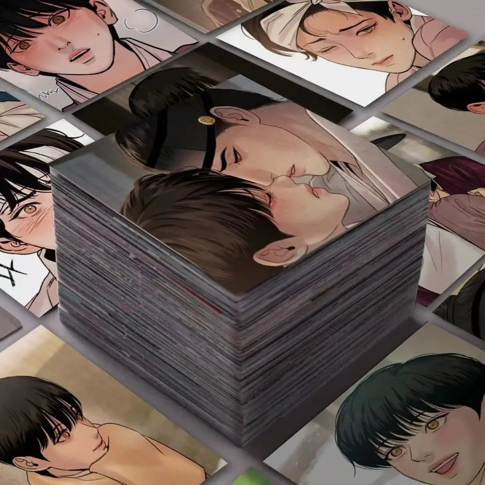 

2023 New Arrival Exquisite Erotic Male Male Love Comics Untamed "Night Manga" Painter Stickers 63Pieces