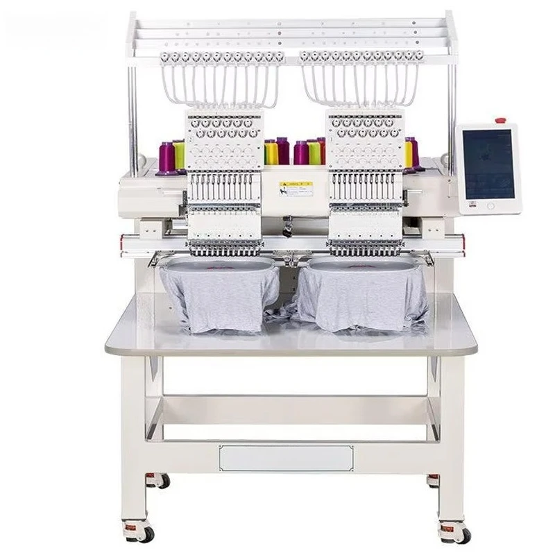 Ready-to-wear baseball cap multi-functional double-head 12-needle 15-needle automatic computerized embroidery machine