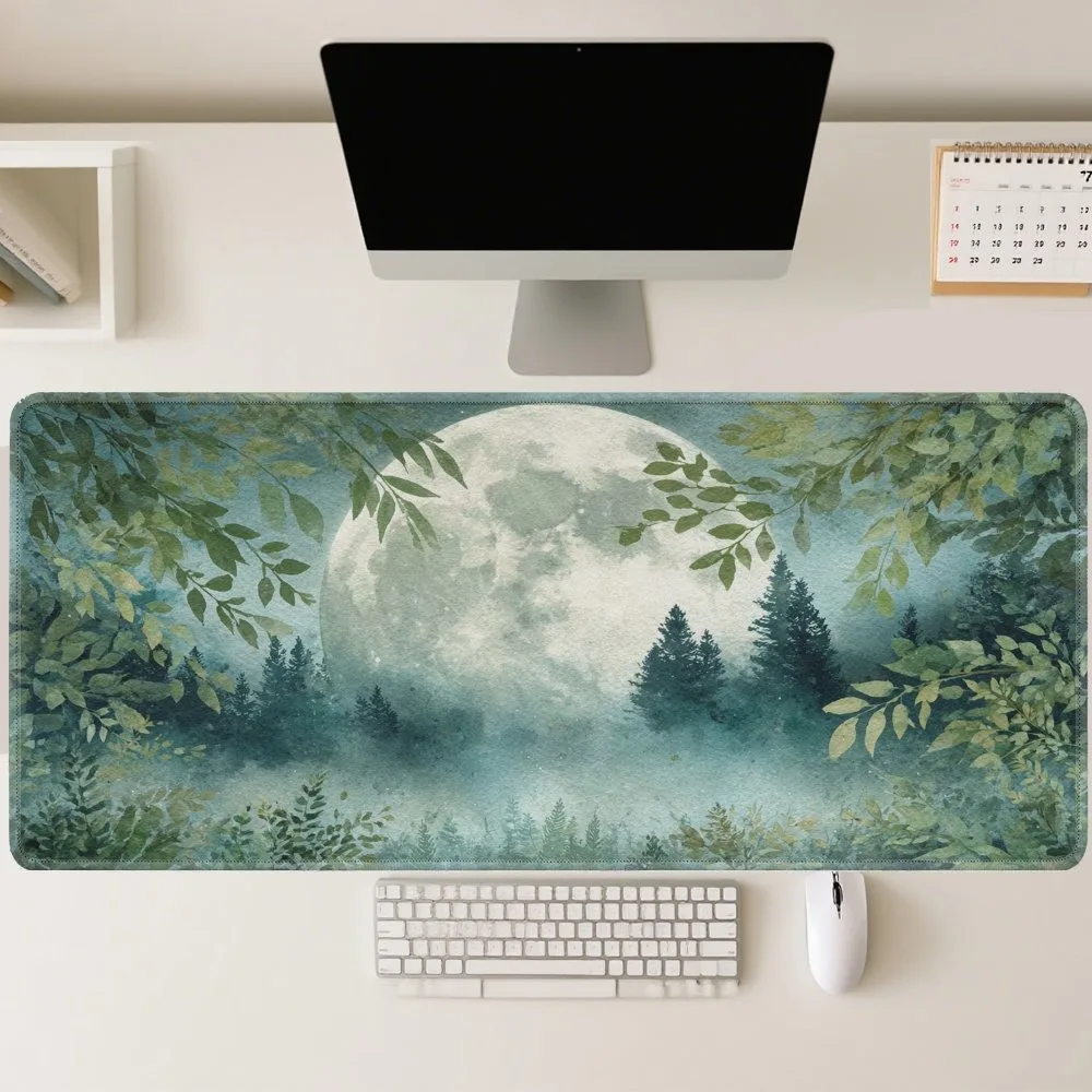 

Game mouse pad, psychedelic forest scene коврик для мыши большой one piece playmat protector escritorio pk control 1