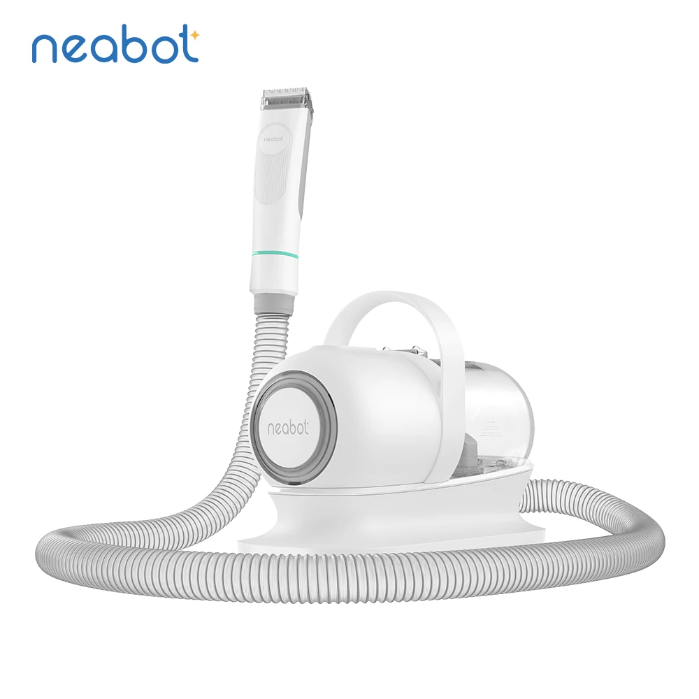 

Пылесос для ухода за шерстью домашних животных Neabot P1 Pro с набором для груминга: щетки, триммеры и лезвия