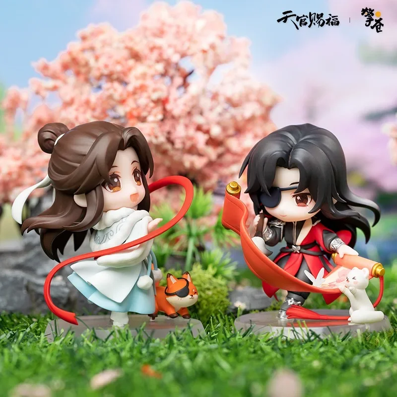 10CM Anime Tian Guan Ci Fu Hua Cheng Xie Lian Action Movable Model Nendoroid Figures Ornament Collection Cute Doll Toys Gifts