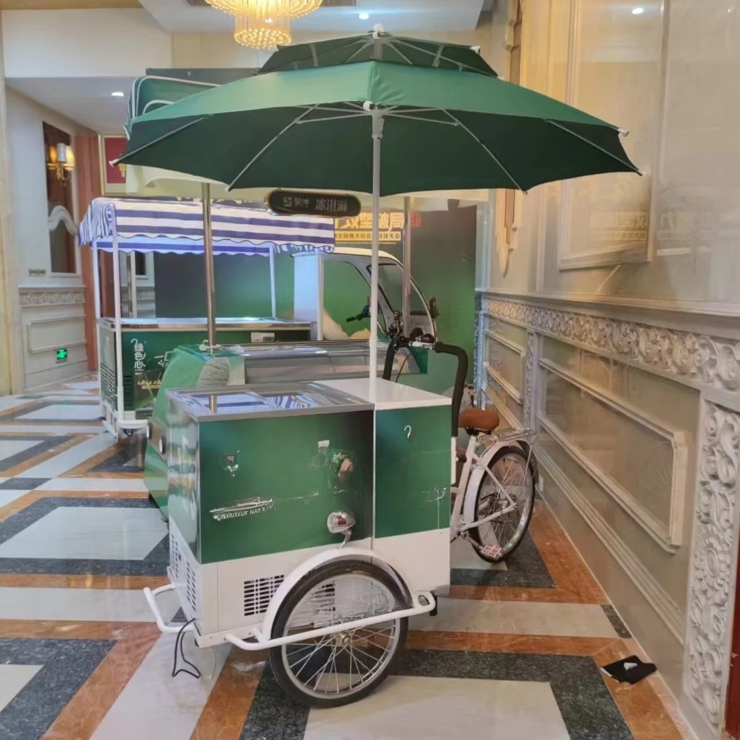 Unique Style  Size Trolley Push Flower Cart Display Candy Cart Mobile Snack Cart on Sale