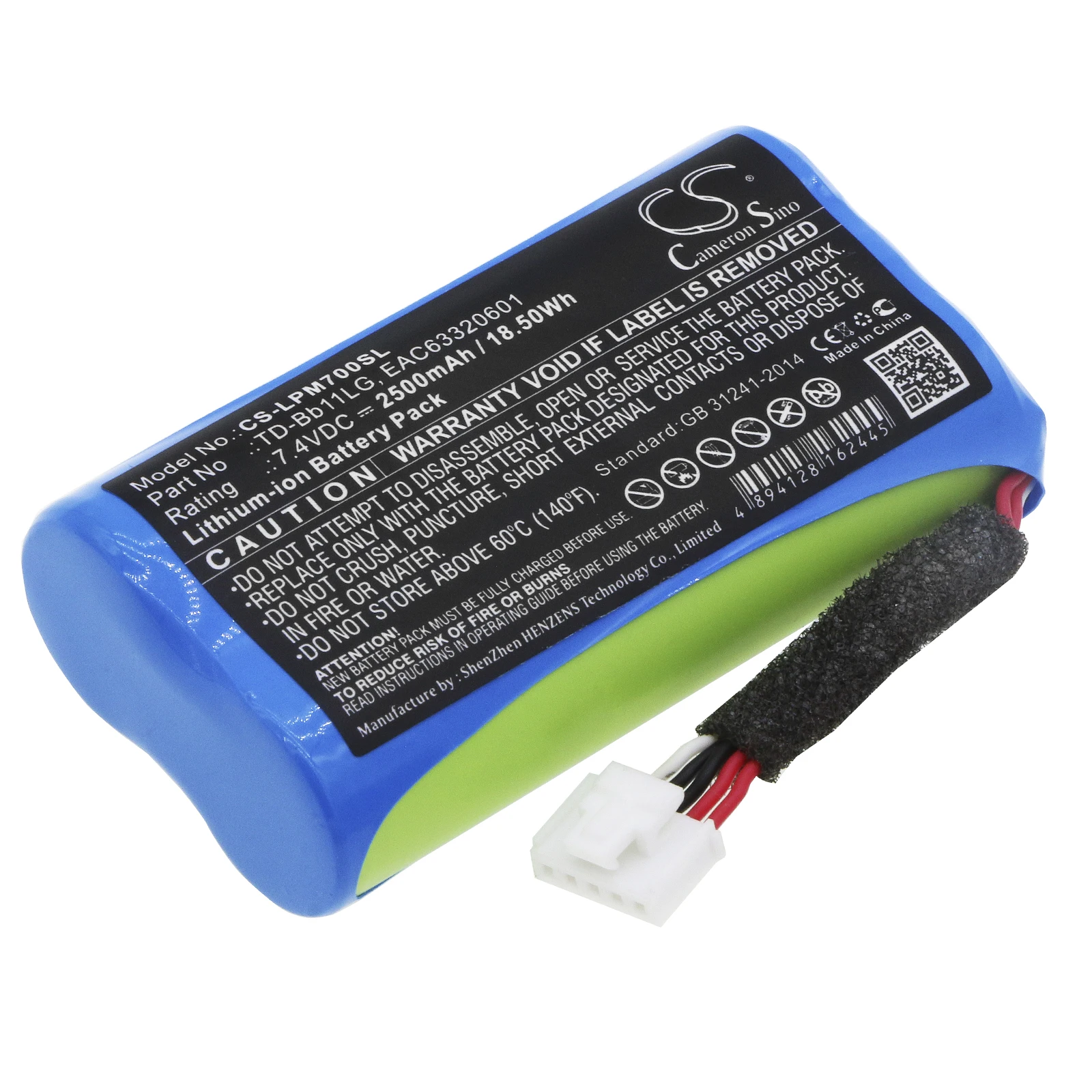 Speaker Battery For LG Music Flow P7 NP7550 PJ9 PJS9W PJ9B PK7 Xboom Go PK7 EAC63320601 EAC63918901 TD-Bb11LG