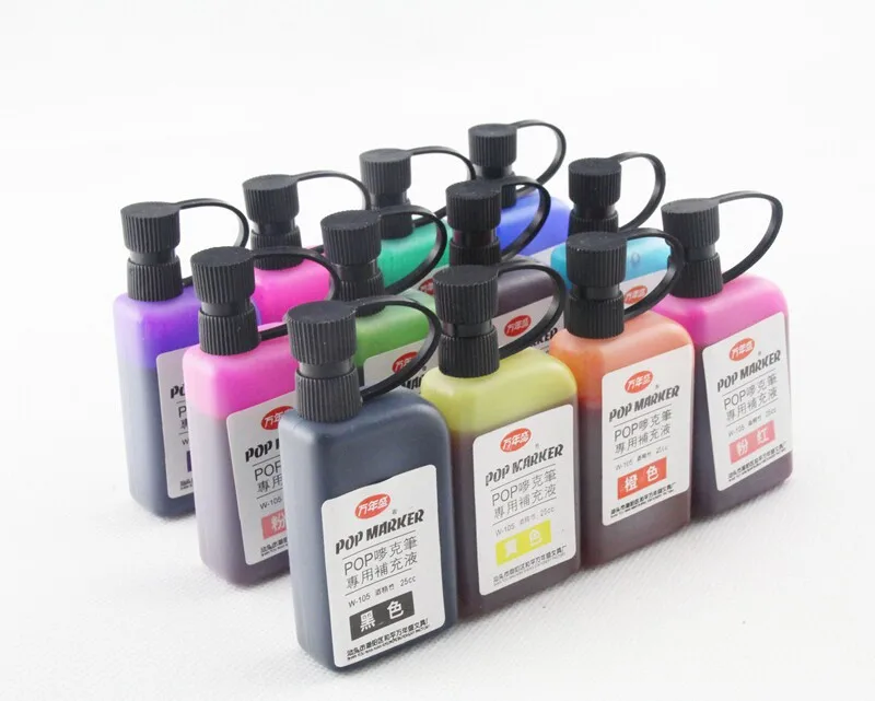 1PCS 22ML Special Refill Solution for POP Pen Ink, Marker Ink, Advertising Poster Pens, and Color Ink Capsules