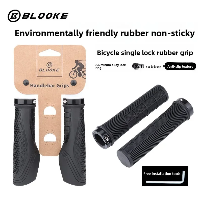 ztto-punhos-de-guiador-de-bicicleta-de-borracha-com-trava-unica-ajuste-de-222-mm-preto-cinza-borracha-liga-aperto-confortavel