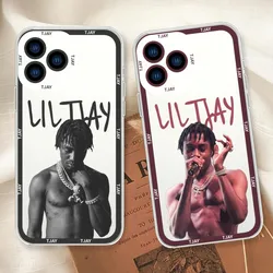 Rapper Lil Tjay 222 Phone Case For iphone 11 12 13 14 15 Mini Plus Pro Max Transparent Shell