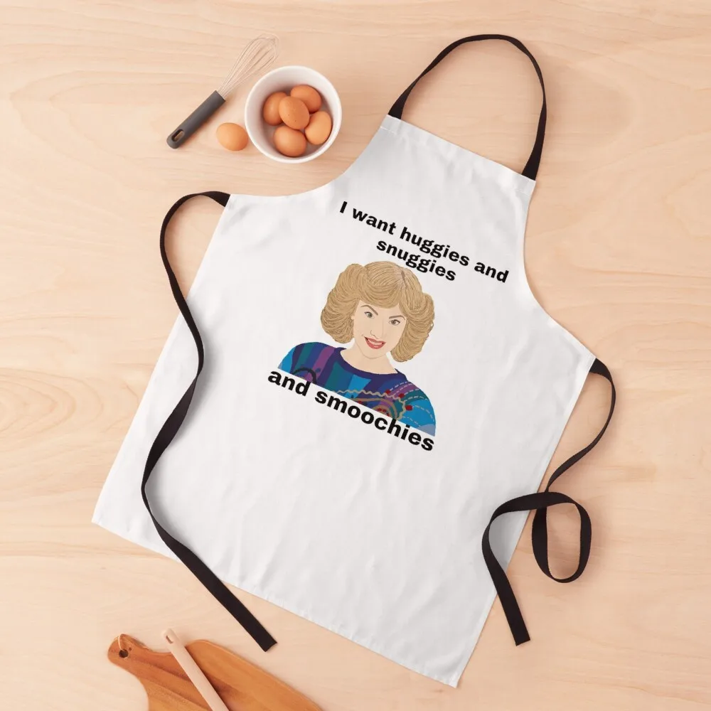 Beverly Goldberg wants huggies and snuggies and smoochies Apron Women Kitchen Kitchen Handle For Women Apron