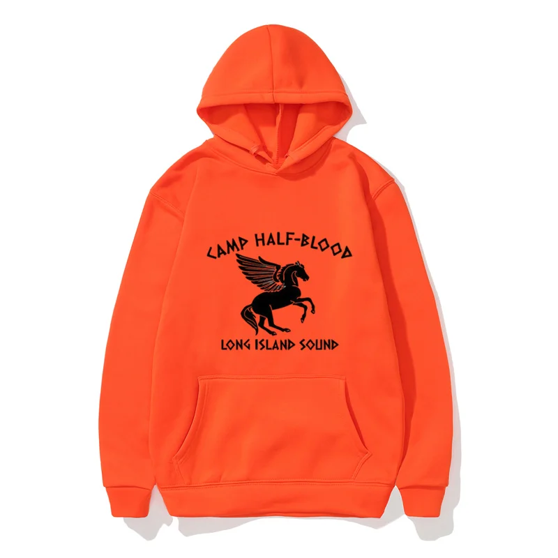 Vintage Camp Half Blood Hoodie Percy Jackson Hooded Sweatshirt Long Island Sound Greek Demi God Pullover Hero of Olympus Hoodies