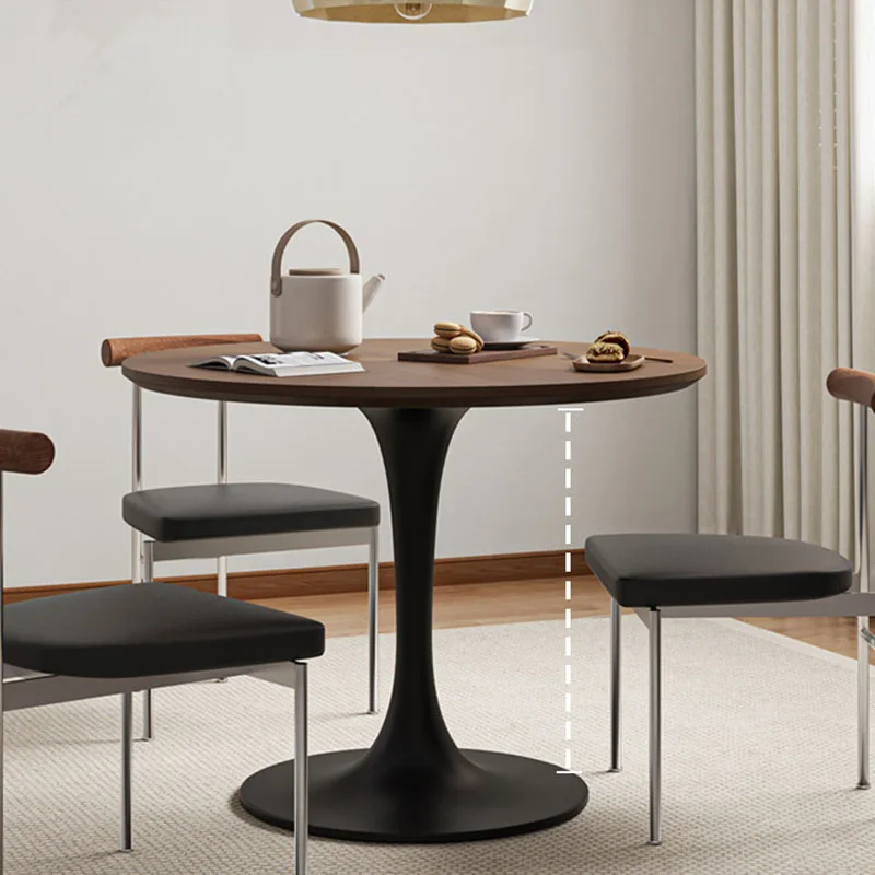 Kitchen Restaurant Dining Table Round Mobile Luxury Modern High Designer Dining Table Writing Muebles Living Room Furniture