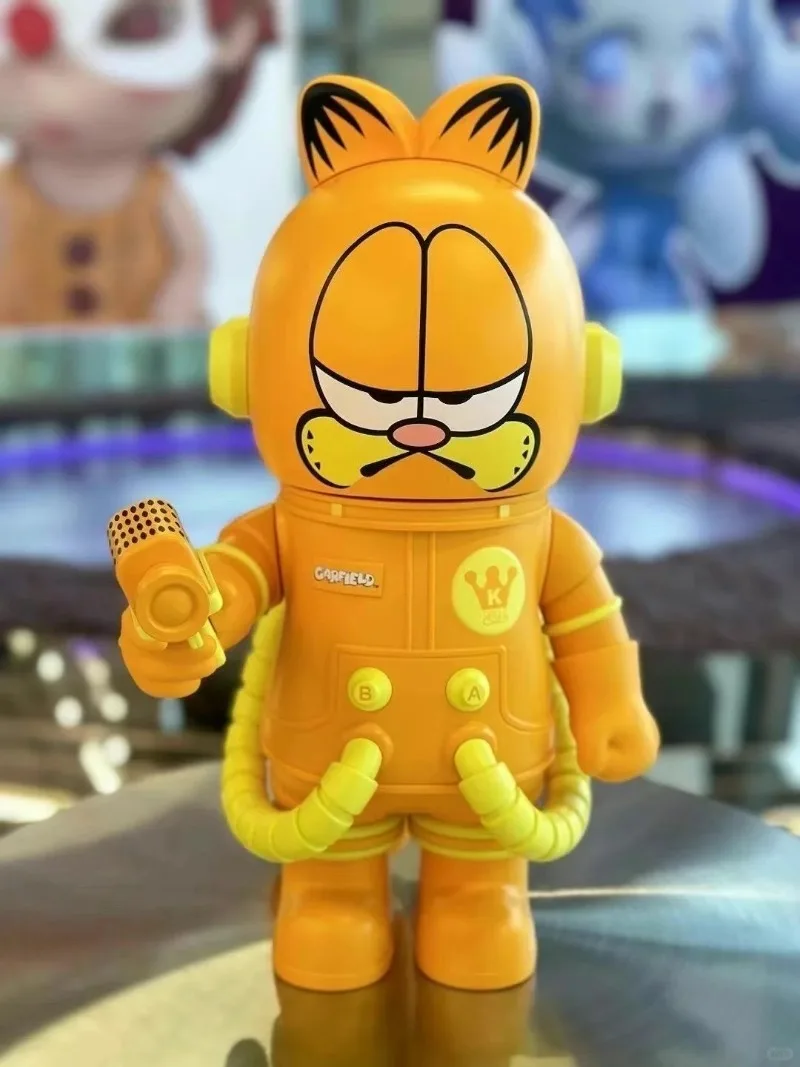 POPMART Original and Genuine MEGA Collection SPACE Molly 400% Garfield Collaboration Exquisite Decorative Blind Box Gift