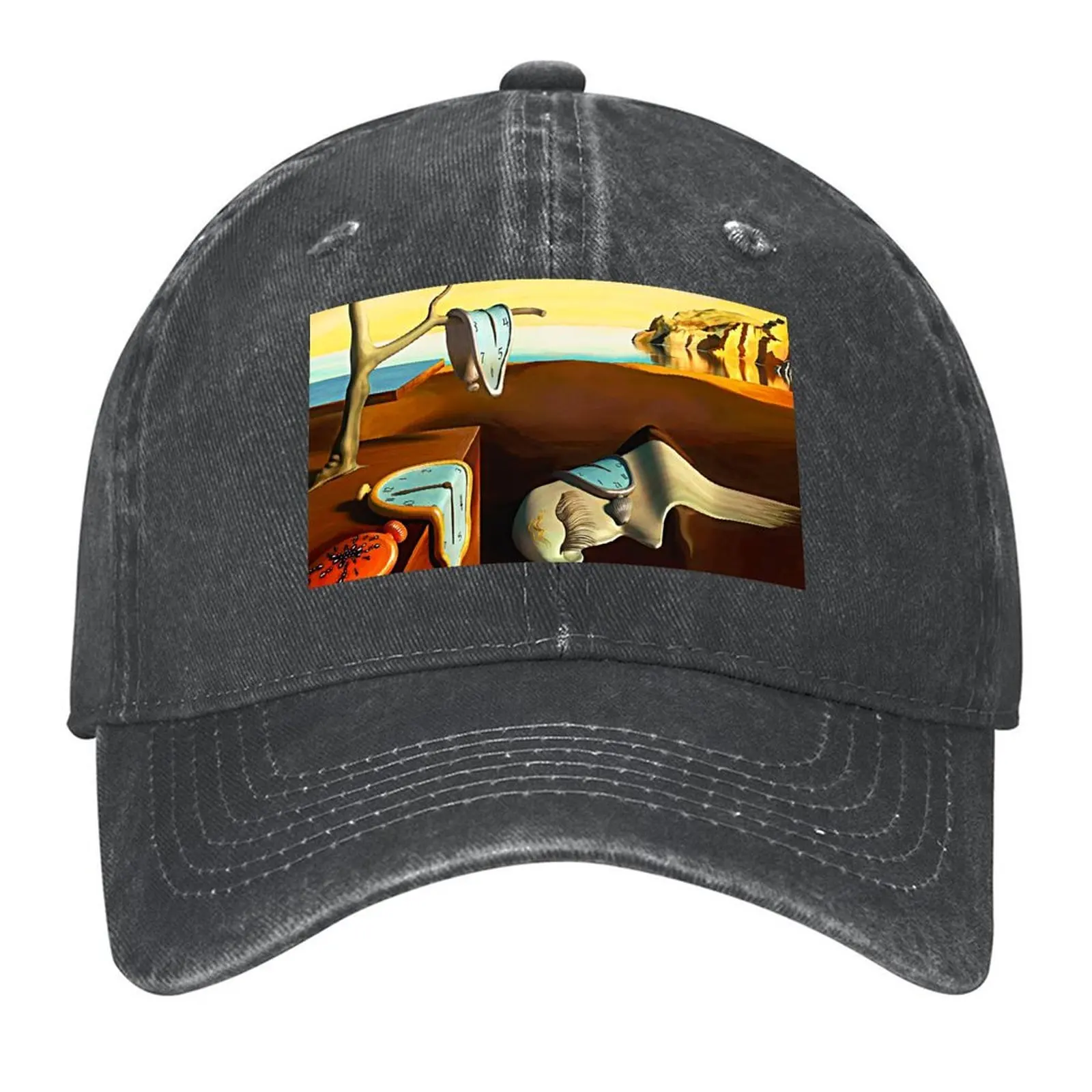 

Salvador Dali The Persistence of Memory Print Surrealism Baseball Cap foam party Hat beach hat cute Icon Ladies Men's