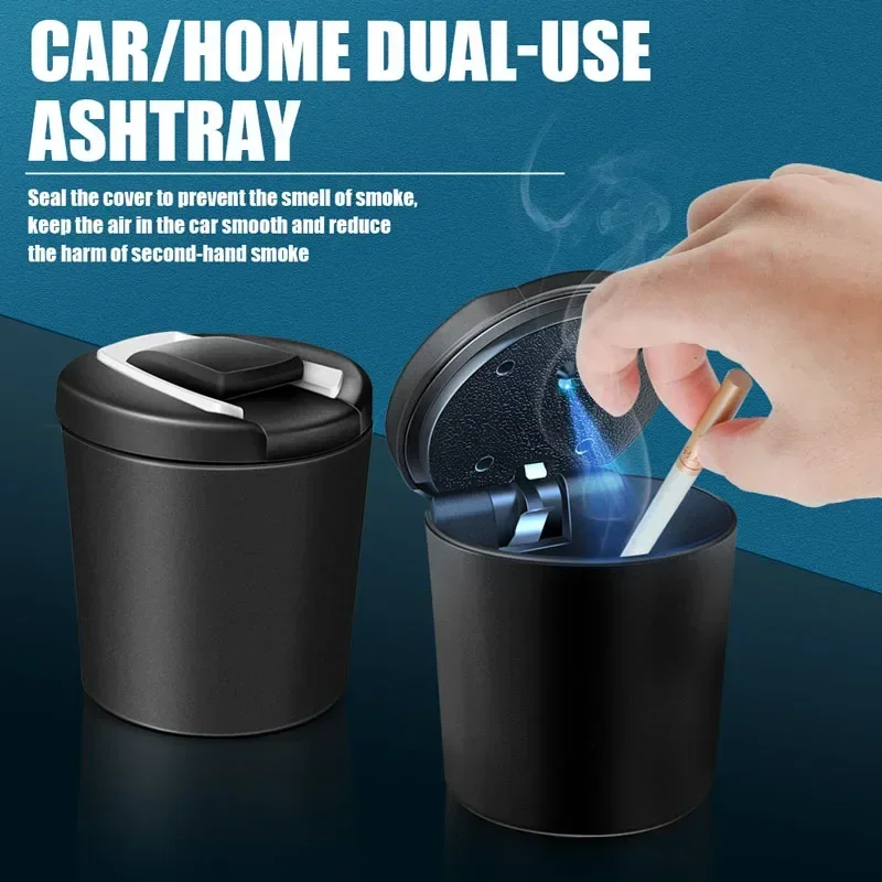 Portable ash container water cup holder car ashtray For SsangYong Musso Korando Rodius Rexton Torres Kyron Actyon Tivoli Sport