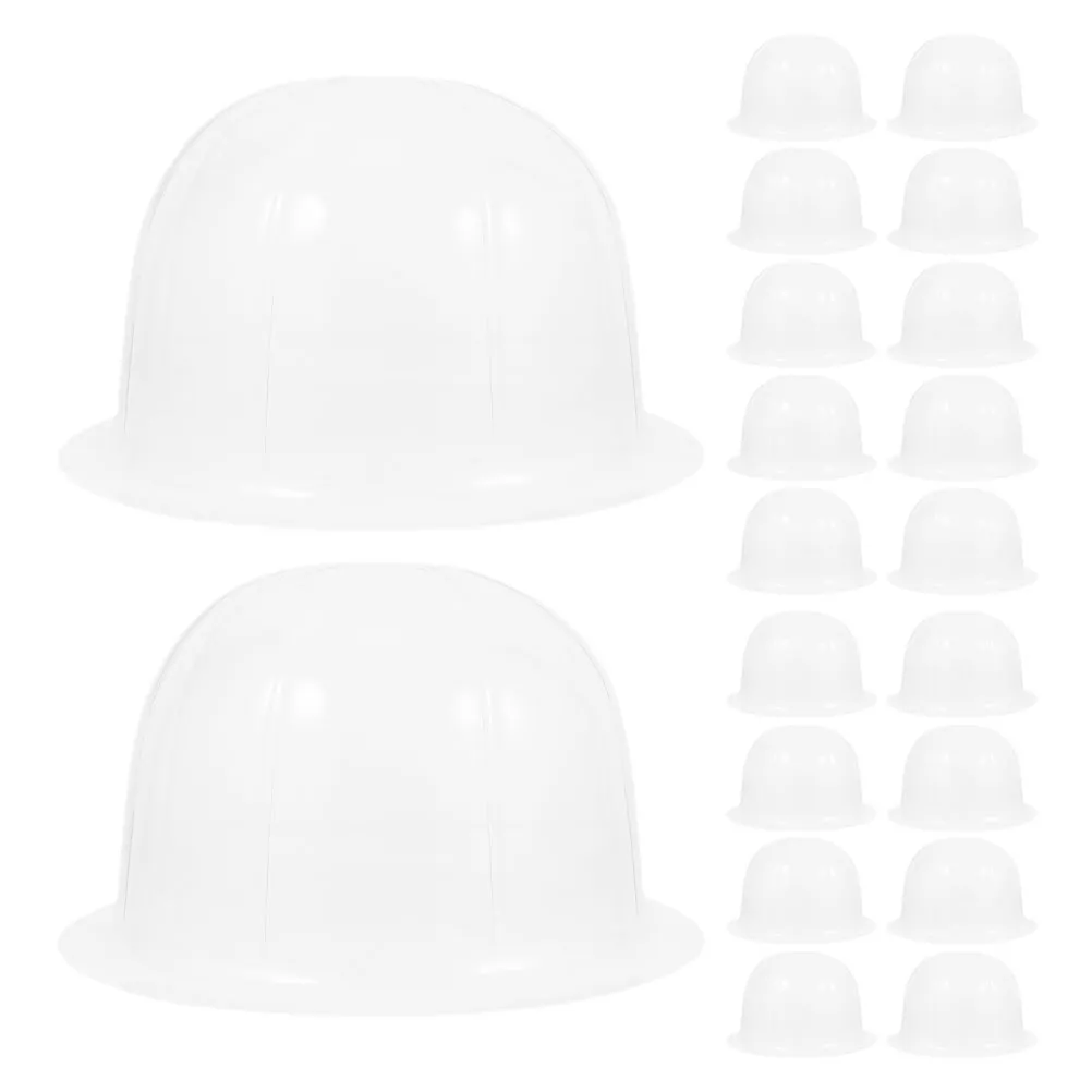 20Pcs Baseball Cap Organizer Clear Short Brim Shaper Anti Deformation Design Cap Holder Display Riser for Retail
