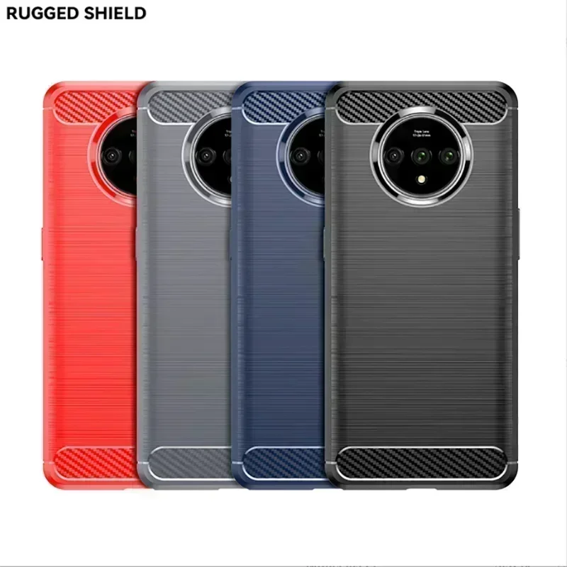 Coque en carbone antichoc pour Oneplus 6 7 8 Pro, étui en silicone TPU pour One plus 6T 7T 8T Oneplus6 Oneplus7