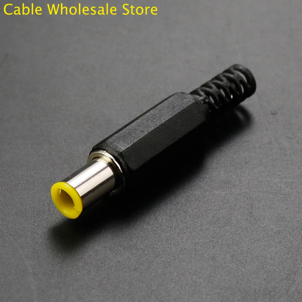 1Pieces Soldered DC Power Plug 5.0mm * 3.0mm 6.0mm * 4.4mm With Pin Adapter Plug 5.5 3.0 6.0 4.4