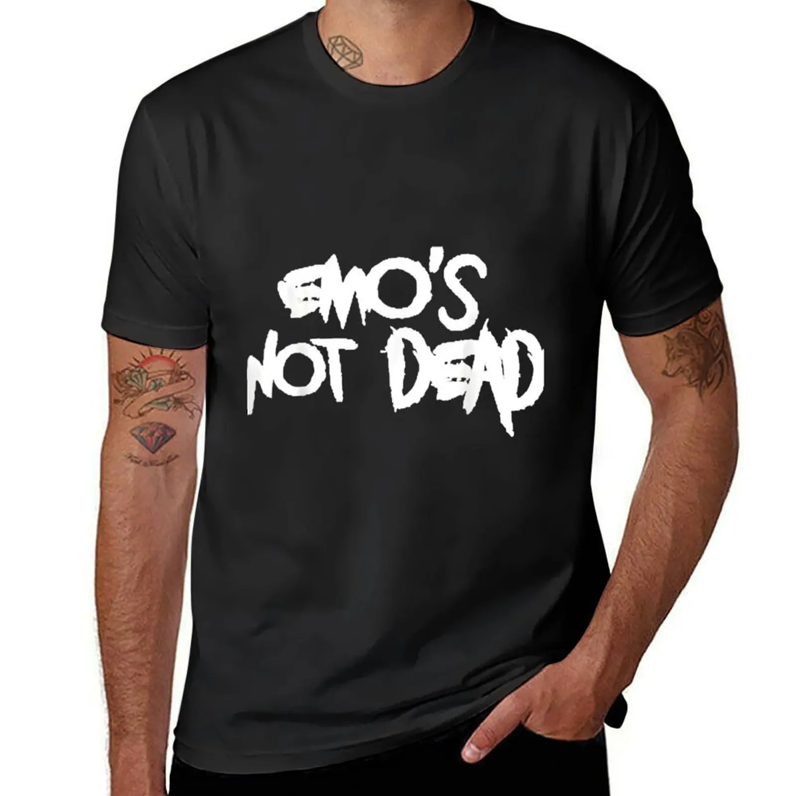 

Emos-Not-Dead \t \t\t T-Shirt Blouse shirts graphic tees graphics quick-drying Short sleeve tee men