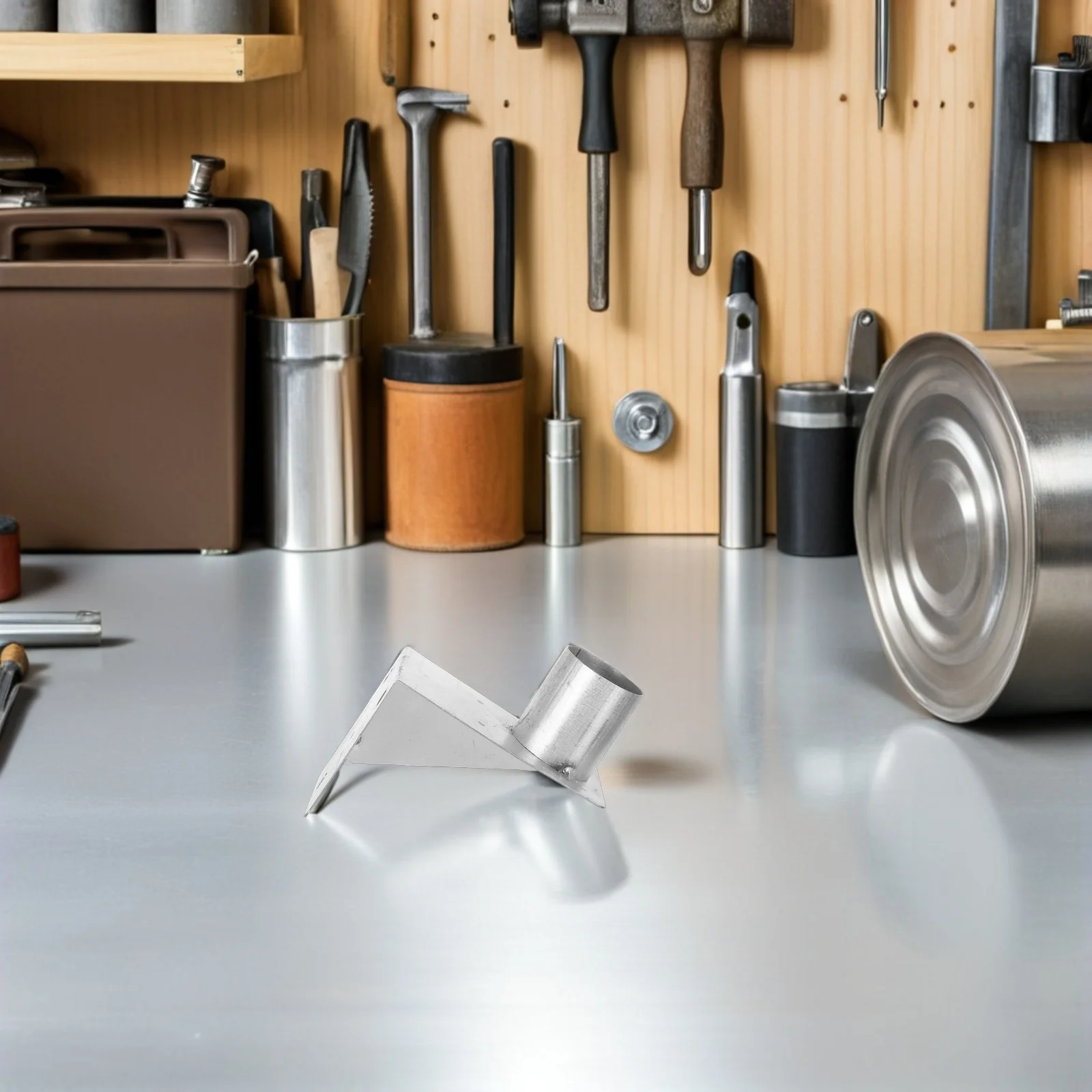 دعامة مرآة بزاوية واسعة، حامل معدني شديد التحمل لمرآة المرور المحدبة، تركيب عمود الحائط، مراقبة السلامة الخارجية