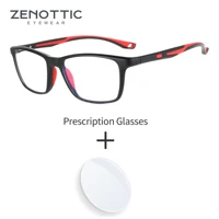 ZENOTTIC, gafas graduadas cuadradas TR de alta calidad, gafas ópticas progresivas para hombres, gafas antiluz azul para miopía