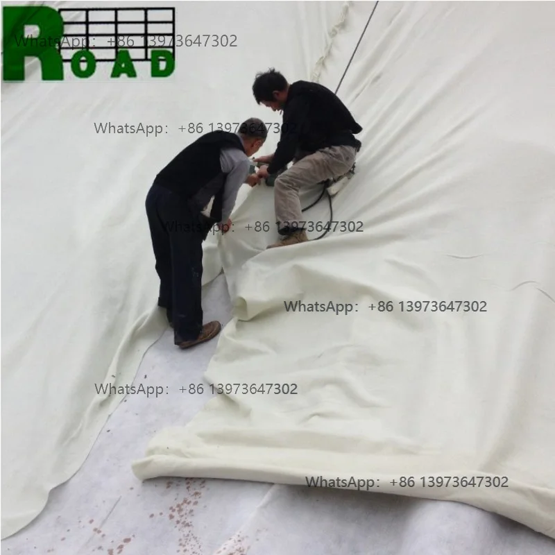 Price of small samples --Non-Woven Geotextiles Fabric for Road Geo Textiles for Artificial Lake Non Woven 300g 500g Geotextile