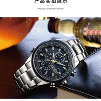 Reloj piloto profesional Blue Angels para hombre, reloj de pulsera de lujo con cronógrafo de acero inoxidable, regalo de negocios