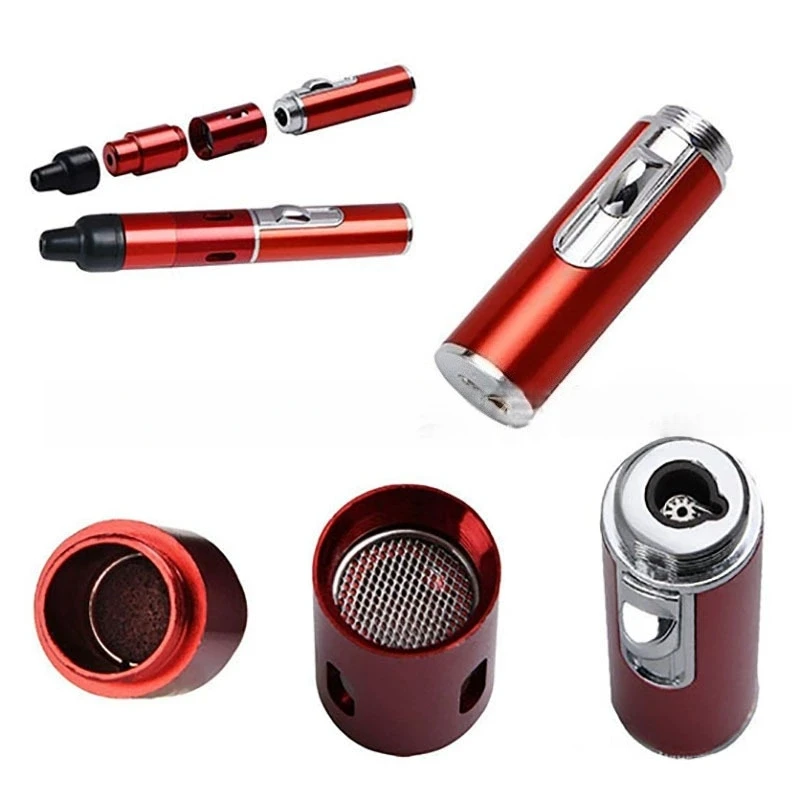 

Hot selling portable multifunctional aromatherapy lighter mini metal tube volcanic stone outdoor lighter cigarette accessories