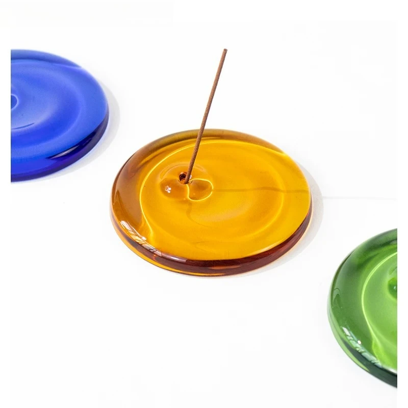 Creative niche high-end sense, plug base household indoor base ornament incense tray for gifts
