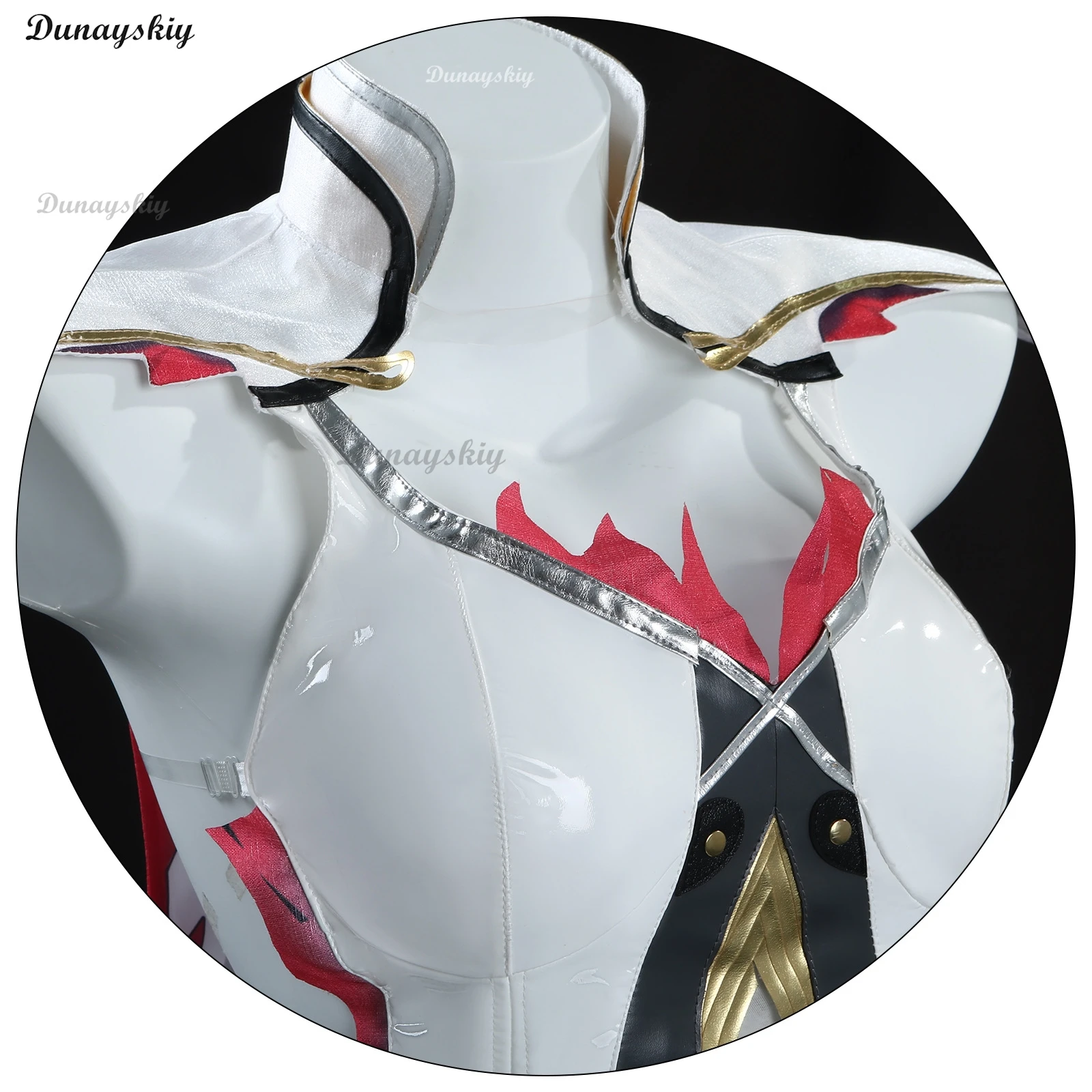 Wuthering Waves Camellya Costume Cosplay Parrucca Orecchini Abito Nero Shores Chun Vestito Bianco Doppio Coda di Cavallo Capelli Gioco Accessori