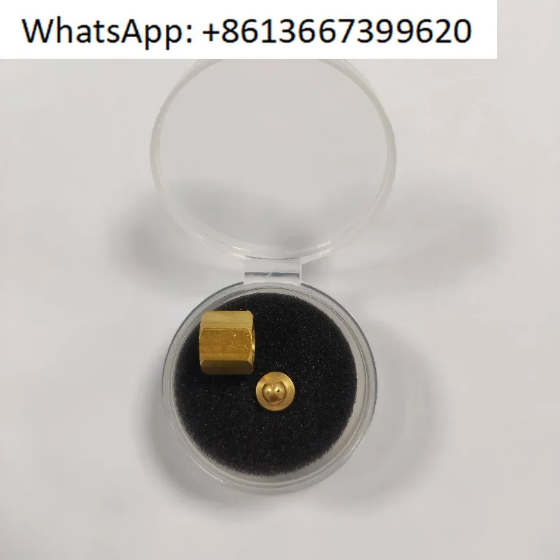 Robatech glue applicator nozzle 153837, dual-orifice, 15-degree angle, 0.31mm orifice diameter replacement part, made in China