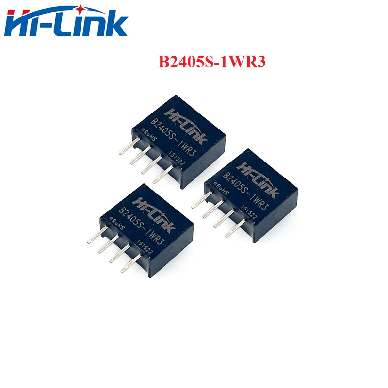 Бесплатная доставка, 2 шт., заводской 1 Вт, 24 В до 5 В, высокоэффективный мини-изолированный модуль питания для умного дома B24_S-1WR3